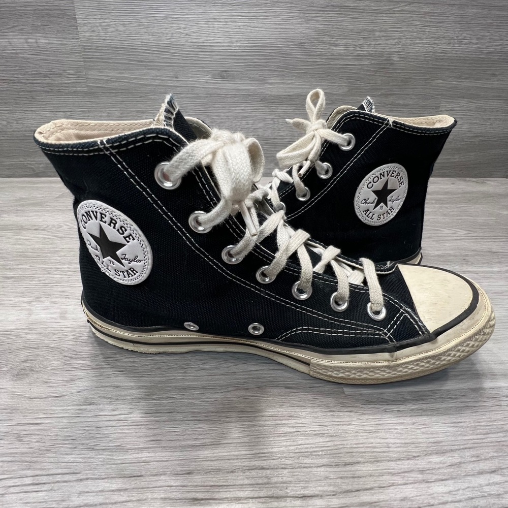 Converse Chuck Taylor All‎ Star High Top Black Canvas Sneakers Size 6